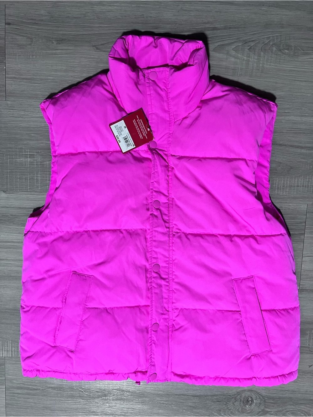✨Wondershop Hot Pink Quilted Puffer Vest Target